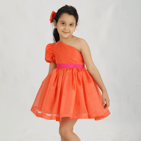 Girls sales orange clothes