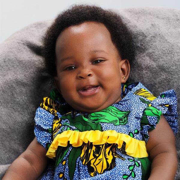 Ankara baby gown best sale