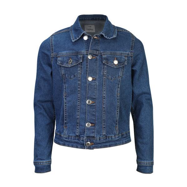 Girls denim jacket size on sale 12