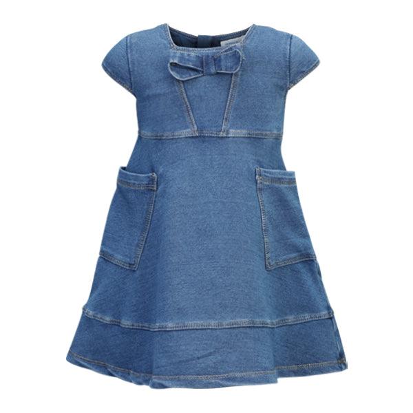 Denim hotsell baby frock