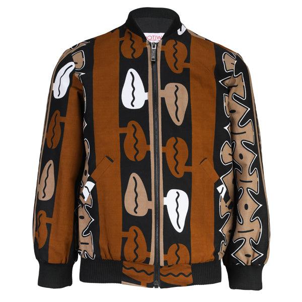 Ankara sales varsity jacket