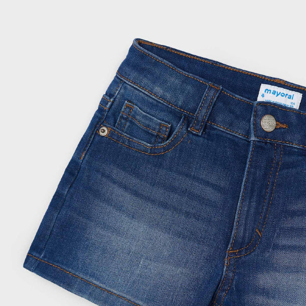 BLUE GIRLS DENIM SHORT