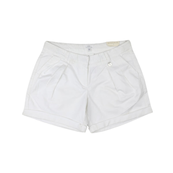 GIRS WHITE SHORT WITH BELT.