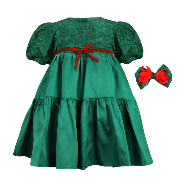 RAHAMA DRESS WITH HAIRBOW