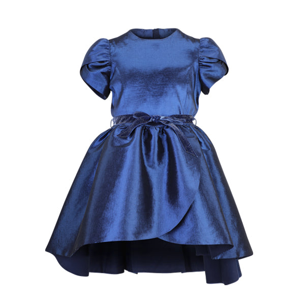 ROYAL BLUE TAFETTA DRESS