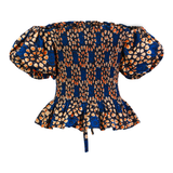 SMOKED ANKARA BLOUSE