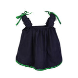 GREEN ANKARA ELASTICATED WAIST SHORT SET - ruffntumblekids