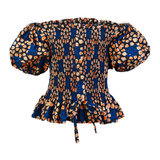 SMOKED ANKARA BLOUSE
