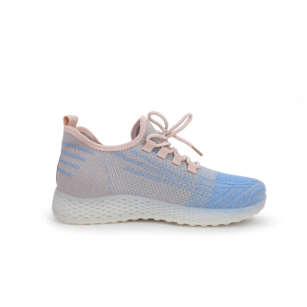 GIRLS' BLUE & PINK CLASSIC SNEAKERS