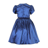 ROYAL BLUE TAFETTA DRESS