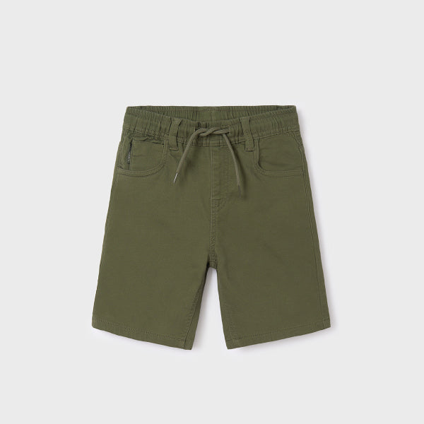 BOYS ARMY GREEN BERMUDA SHORT