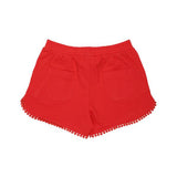 RED BASIC SHORTS FOR GIRLS - ruffntumblekids