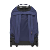 NAVY BLUE WHEELED JANSPORT BACKPACK