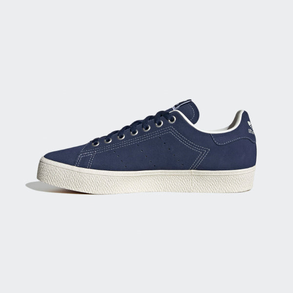 ADIDAS STAN SMITH CS SHOES - DARK BLUE AND CORE WHITE