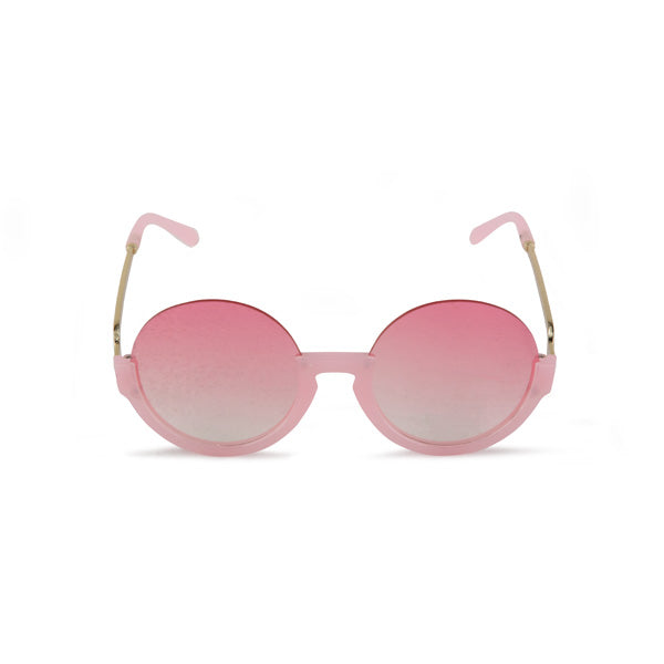 PINK LENS ROUND SUNGLASS