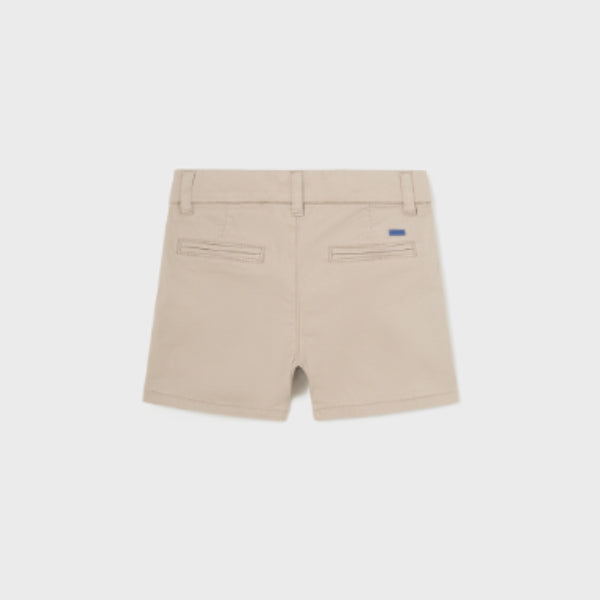 BEIGE CHINO TWILL SHORT FOR BABY BOYS