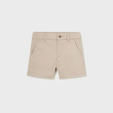 BEIGE CHINO TWILL SHORT FOR BABY BOYS