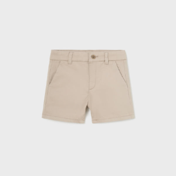 BEIGE CHINO TWILL SHORT FOR BABY BOYS