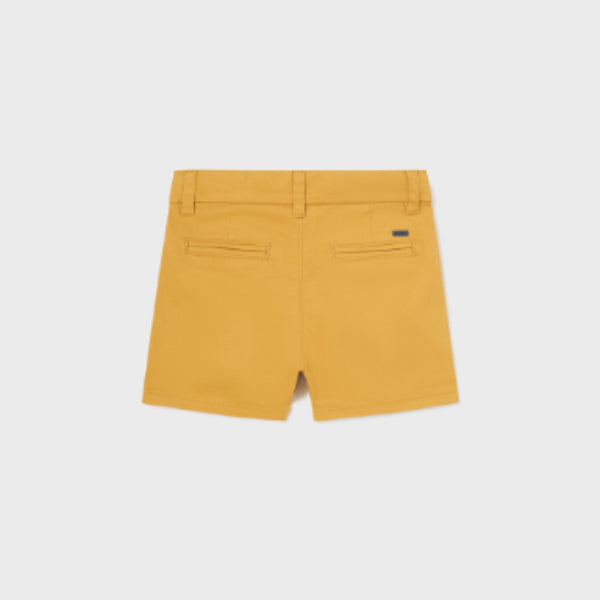 MUSTARD CHINO TWILL SHORT FOR BABY BOYS