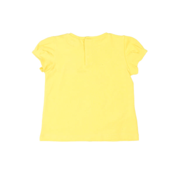 BABY GIRLS LEMON SHORT SLEEVE T-SHIRT