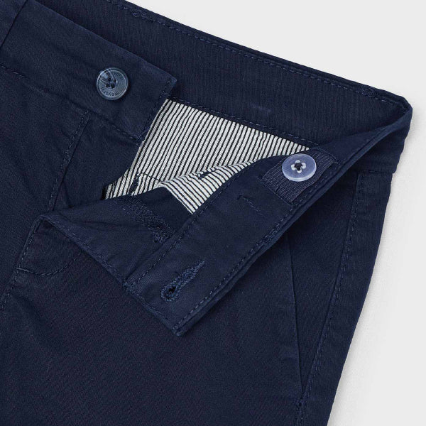 BOYS NAVY BLUE TWILL SHORT