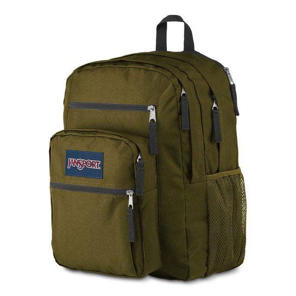 JANSPORT UNISEX ARMY GREEN BACKPACK - ruffntumblekids