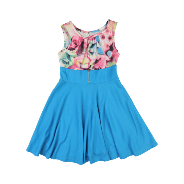 GIRLS FORAL PRINTED DRESS