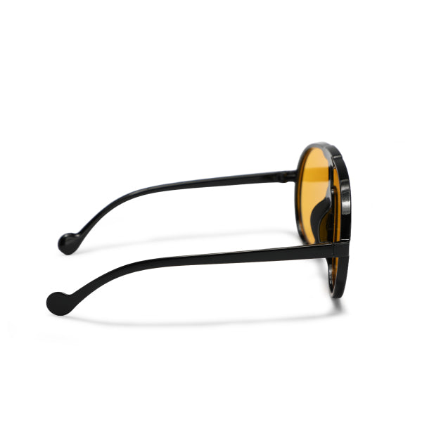 YELLOW AVIATOR SUNGLASSES