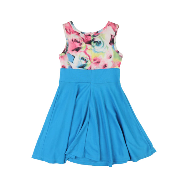 GIRLS FORAL PRINTED DRESS