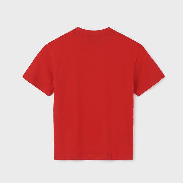 Red best sale boys shirt