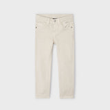 BEIGE TWILL TROUSER FOR BOYS