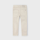 BEIGE TWILL TROUSER FOR BOYS