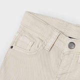 BEIGE TWILL TROUSER FOR BOYS