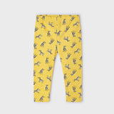 YELLOW LEGGINGS GRAPHIC PRINT FOR GIRLS