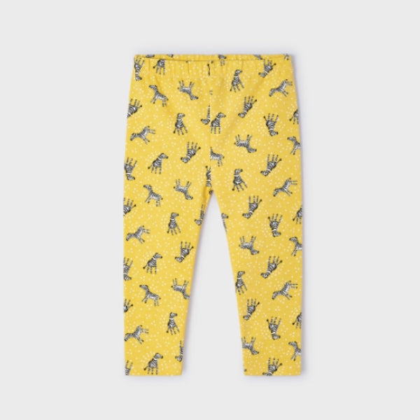 YELLOW LEGGINGS GRAPHIC PRINT FOR GIRLS