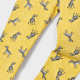 YELLOW LEGGINGS GRAPHIC PRINT FOR GIRLS