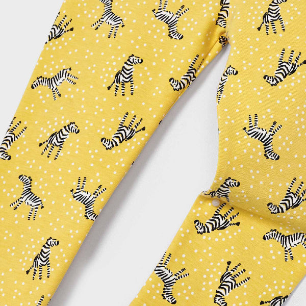 YELLOW LEGGINGS GRAPHIC PRINT FOR GIRLS