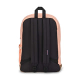 PEACH PLAIN JANSPORT BACKPACK