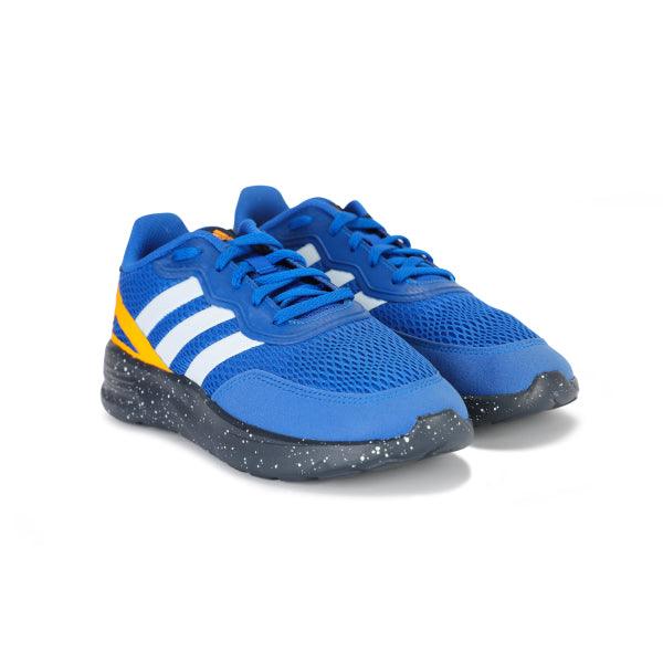 ROYAL BLUE STRIPES LACE UP SNEAKERS - ruffntumblekids