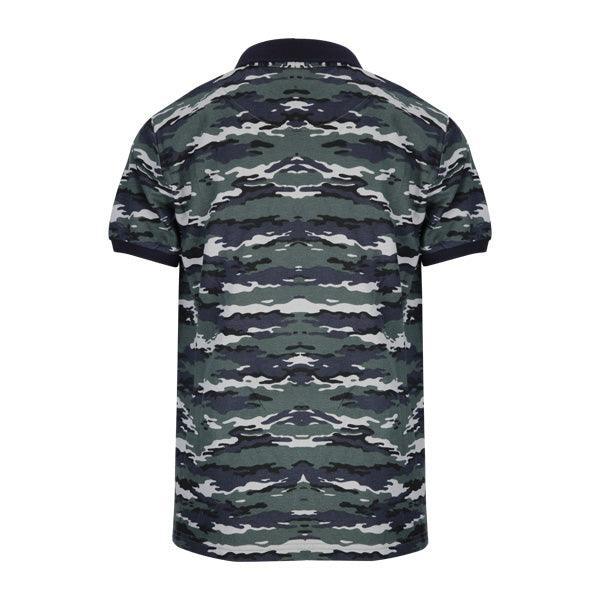 BOYS CAMO BLACK SHORT SLEEVE POLO TEE - ruffntumblekids