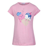 GIRLS PINK PRINT T-SHIRT. - ruffntumblekids