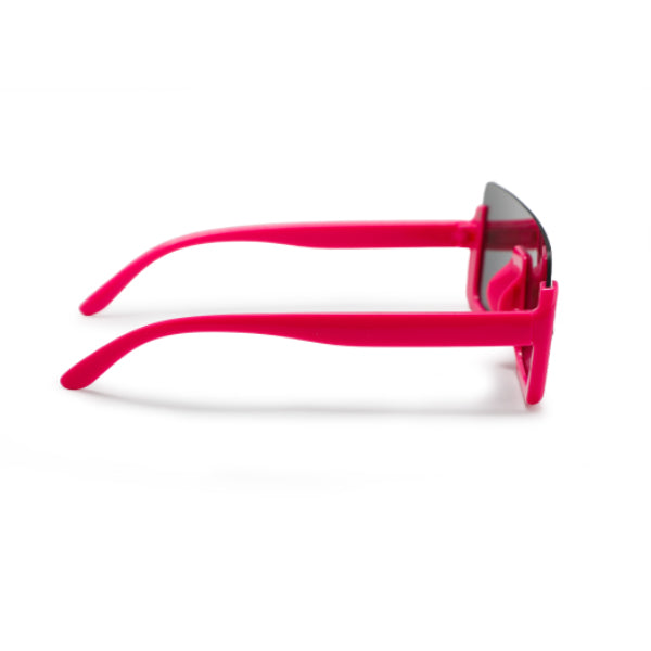 PINK SQUARE FRAME SUNGLASSES