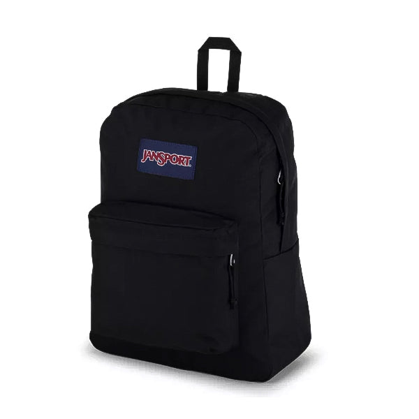 JANSPORT BLACK PLAIN BACKPACK-UNISEX