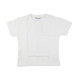 CREAM SHORT SLEEVE ROUND NECK PLAIN T-SHIRT