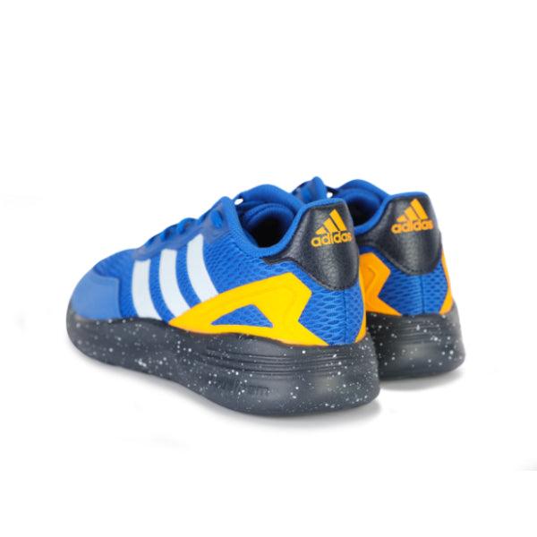 ROYAL BLUE STRIPES LACE UP SNEAKERS - ruffntumblekids