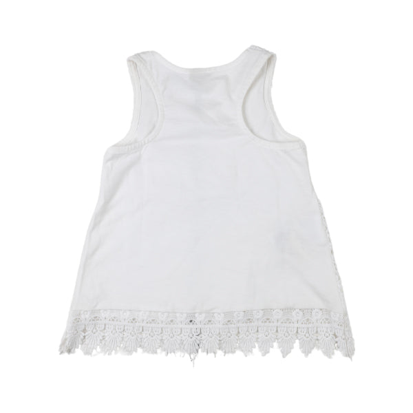 WHITE LACE TANK TOP