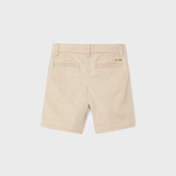 BOYS BEIGE TWILL CHINO SHORT