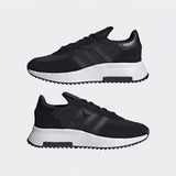 ADIDAS RETROPY F2 SHOES - CORE BLACK AND WHITE