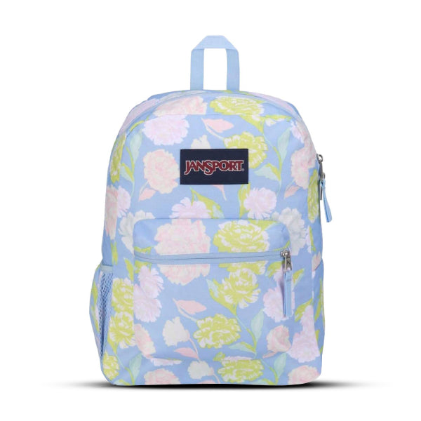 GIRLS PURPLE FLORAL JANSPORT BACKPACK