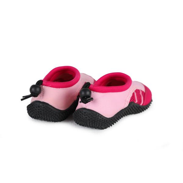 FUSCHIA BACK LACE TRAINERS FOR BABY GIRLS - ruffntumblekids